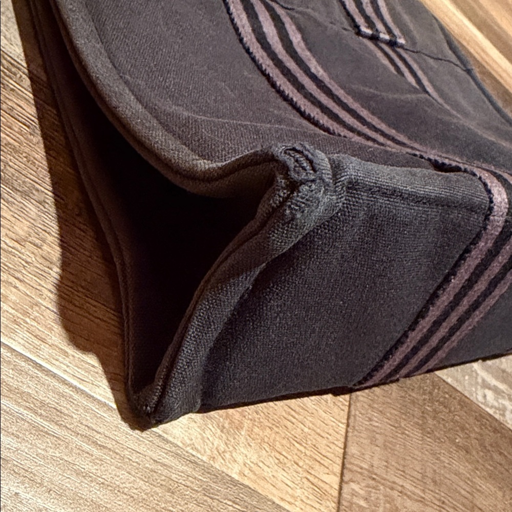 HERMÈS Tote Fourre Tout Toile PM Gray Canvas Authentic - Picture 4 of 12